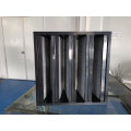 China Made Factory Manufactur High Performance ABS Frame Low Resistance V Bank Activated Carbon Filter